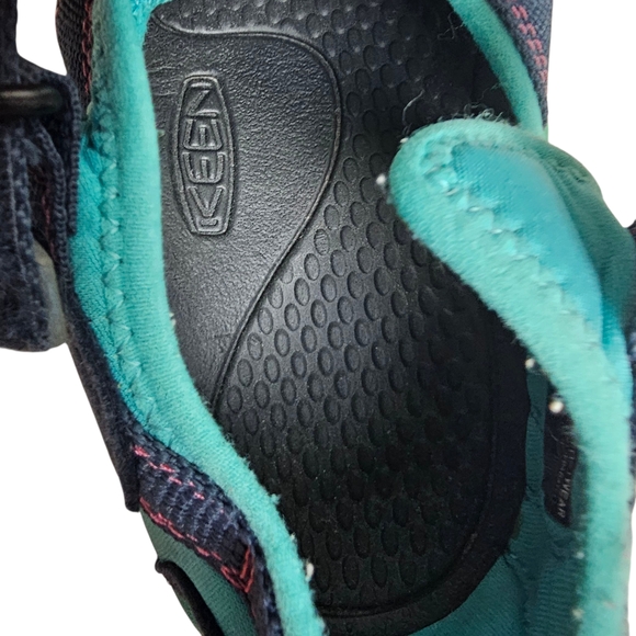 Keen Blue Green Outdoor Hiking Beach Pool Gorp Adventure Sandals Size 3 - Picture 6 of 12